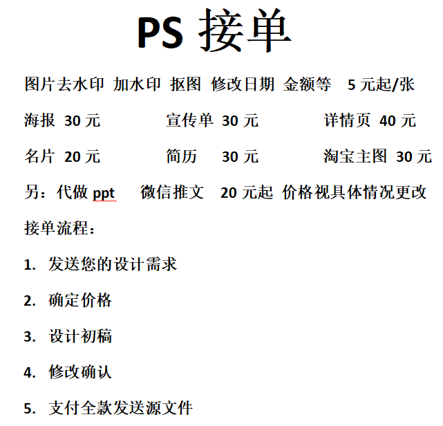 我可以完成1张海报设计