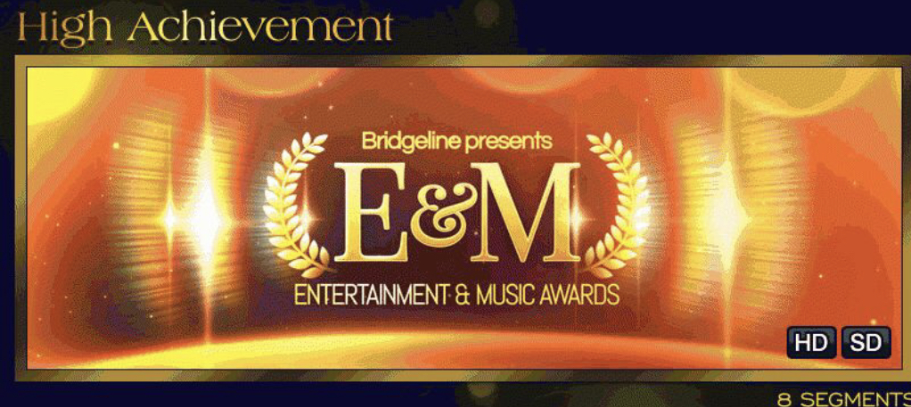 我可以年会颁奖背景制作、海报制作、节目单制作1