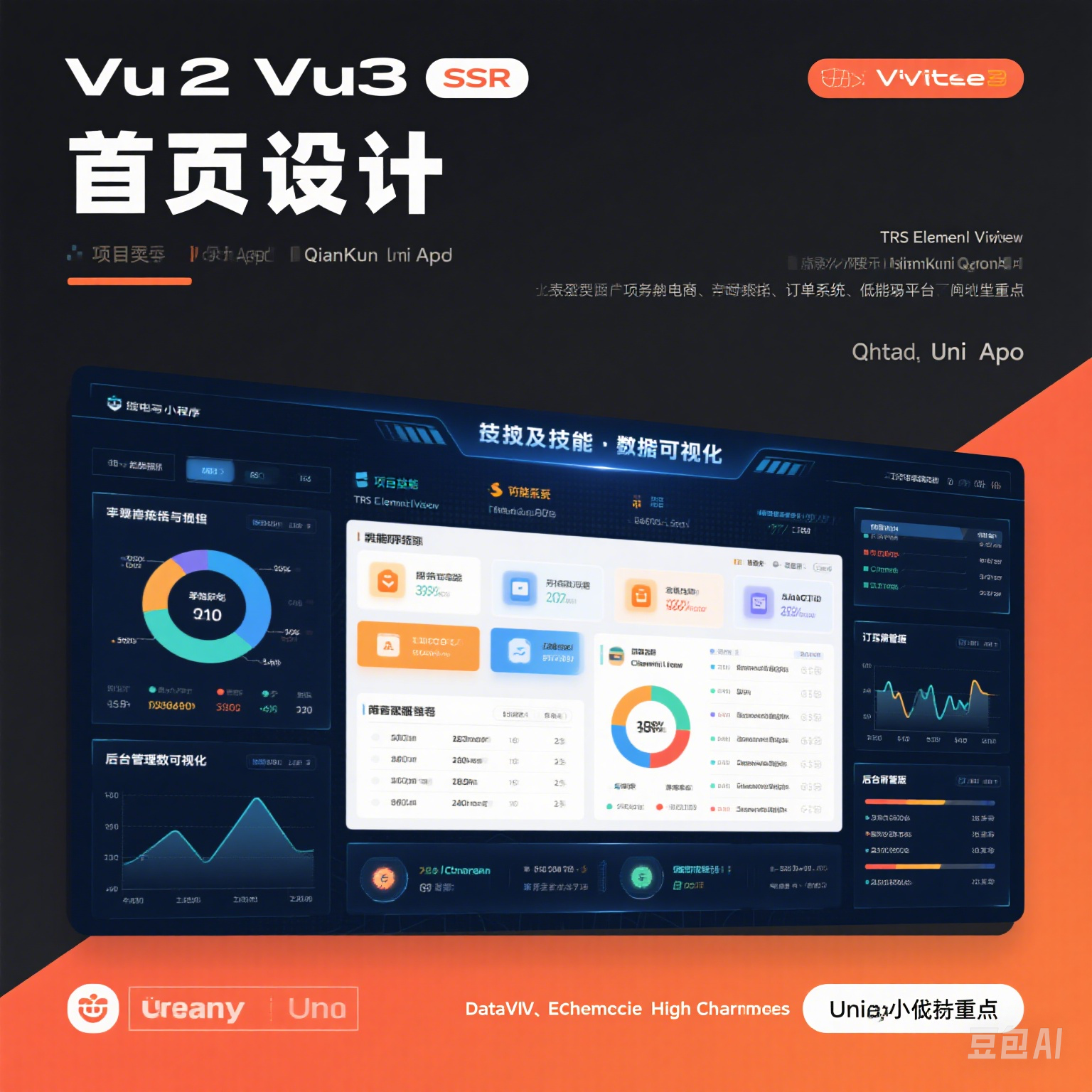 我可以100%还原电商/后台管理/数据可视化/uni-app/低代码平台/vue2/3+ts