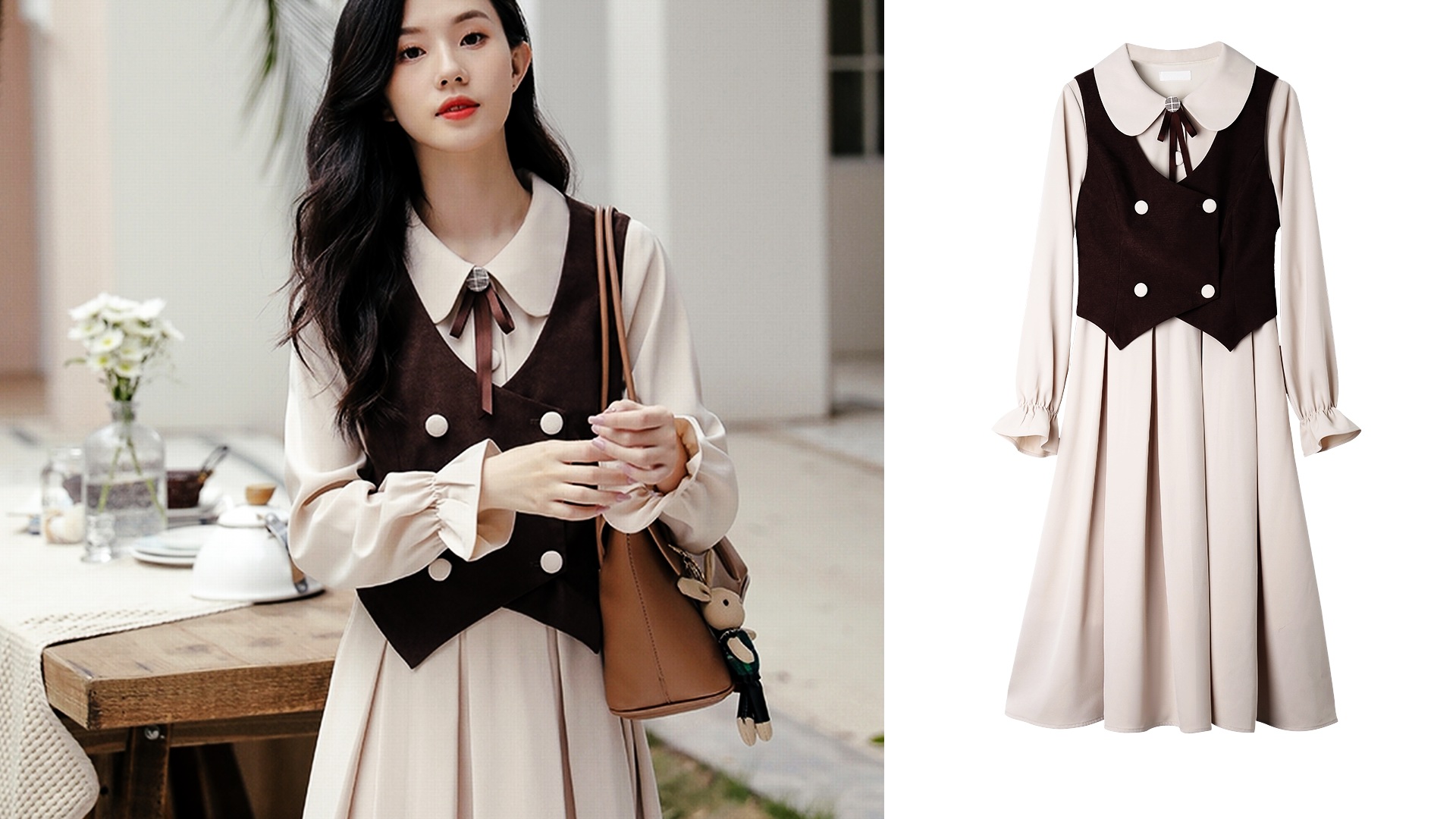 我可以提供一款服装设计效果图手稿或者插画，并附设计工艺要求